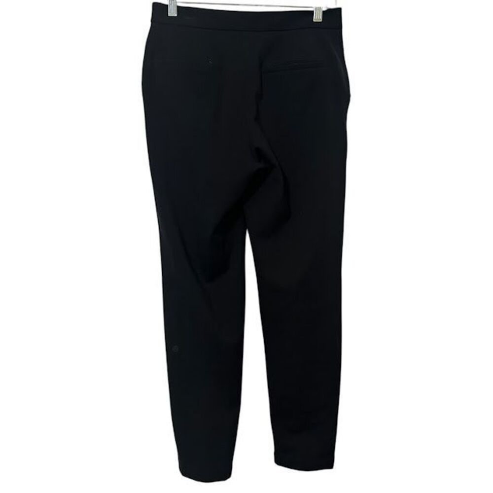 Lululemon Black City Trek Stretch Performance Slim Leg Trouser Pants Womens‎ 6 - Picture 2 of 5